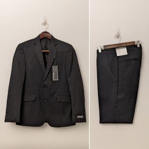 KENNETH COLE REACTION Slim Fit Pinstripe 2-Piece Suit